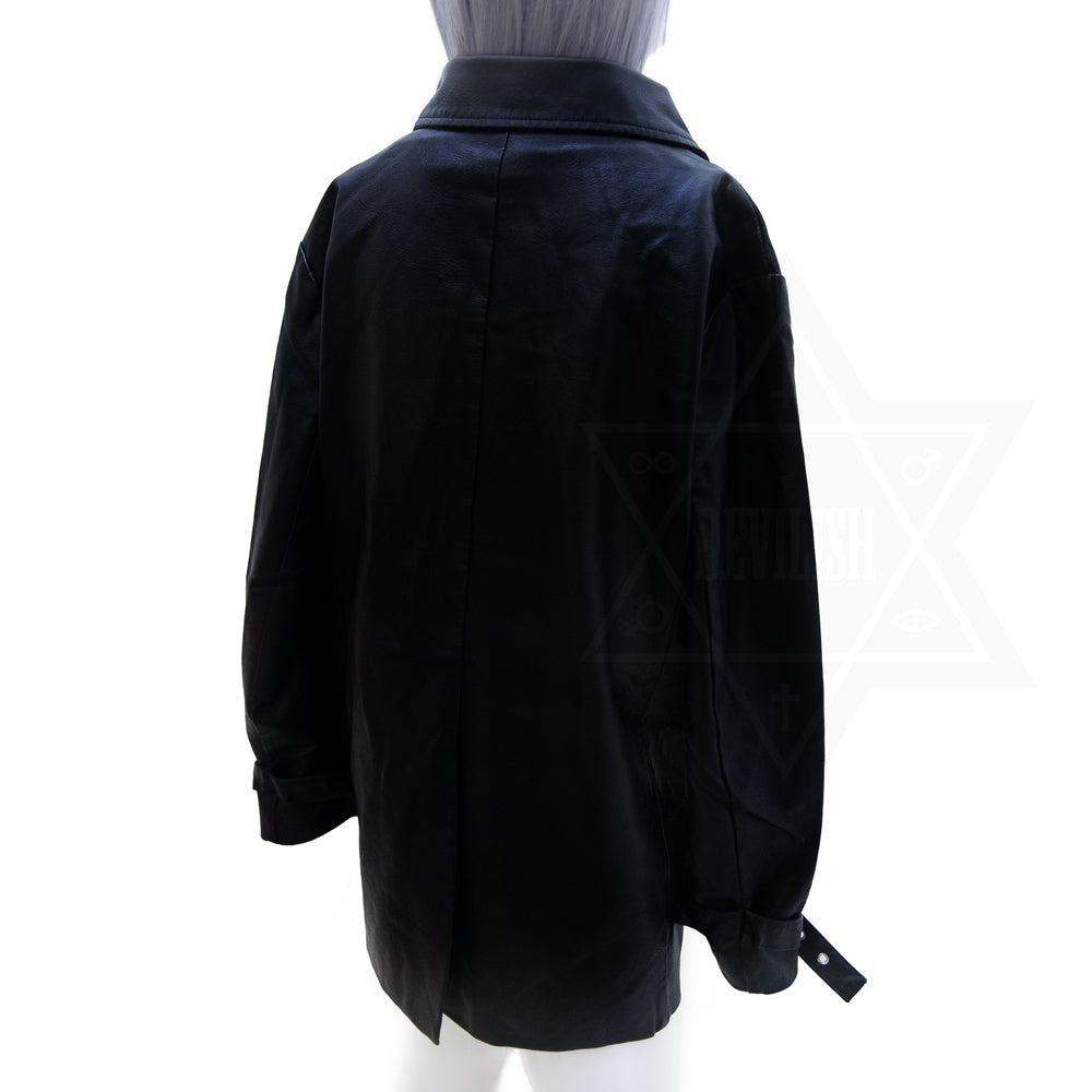 Fearless leather coat