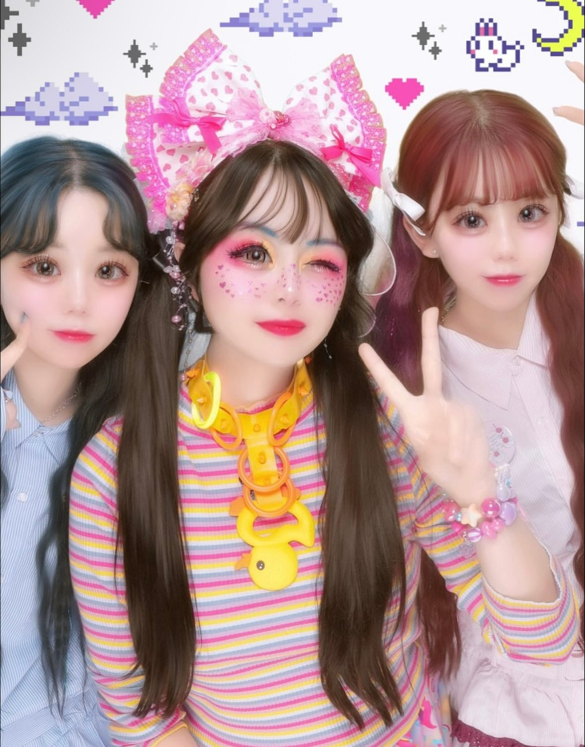 Quack!quack! ring choker *