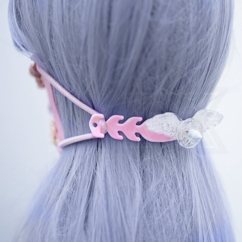 Fallen angel face mask hook accessory