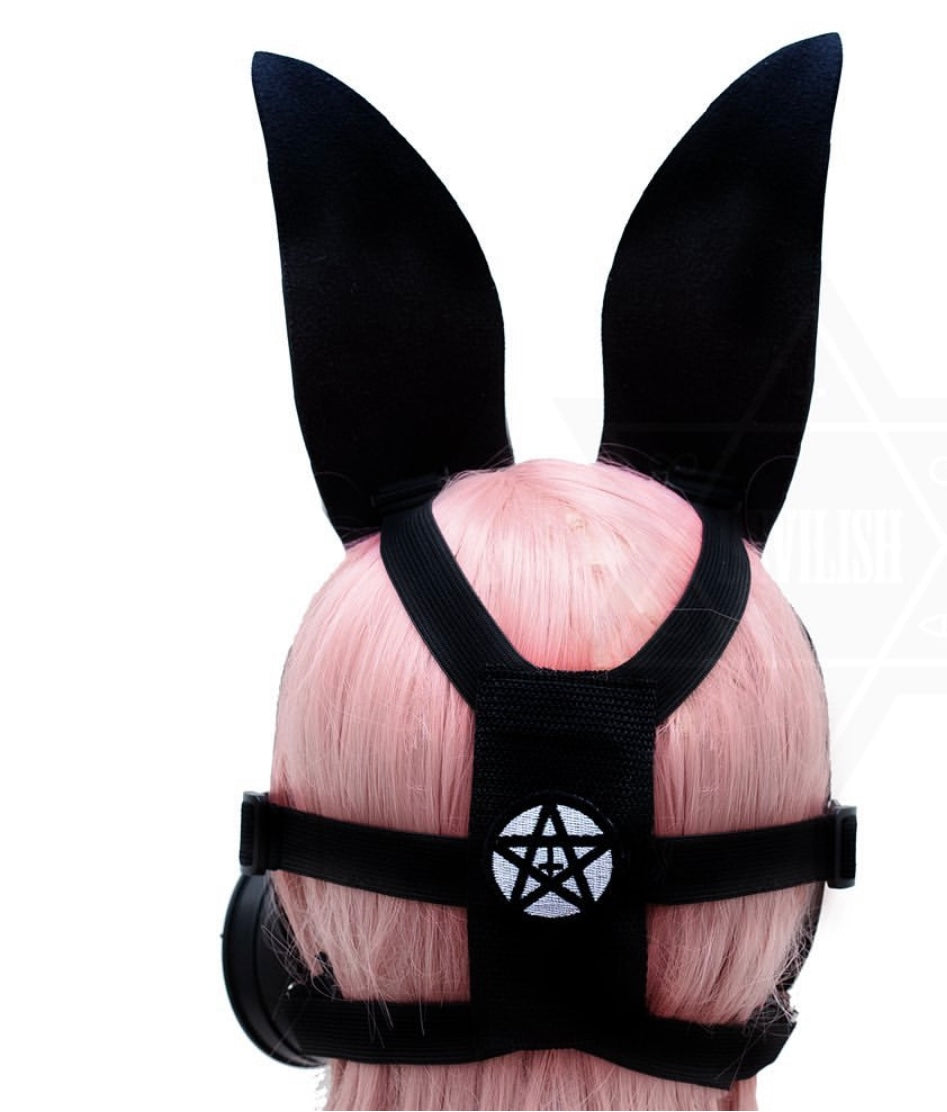 Black rabbit gas mask*
