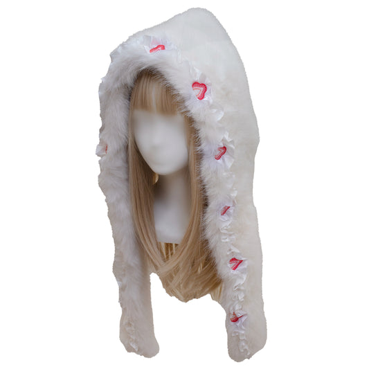 Strawberry vibe only hat  2ways(hat&scarf)