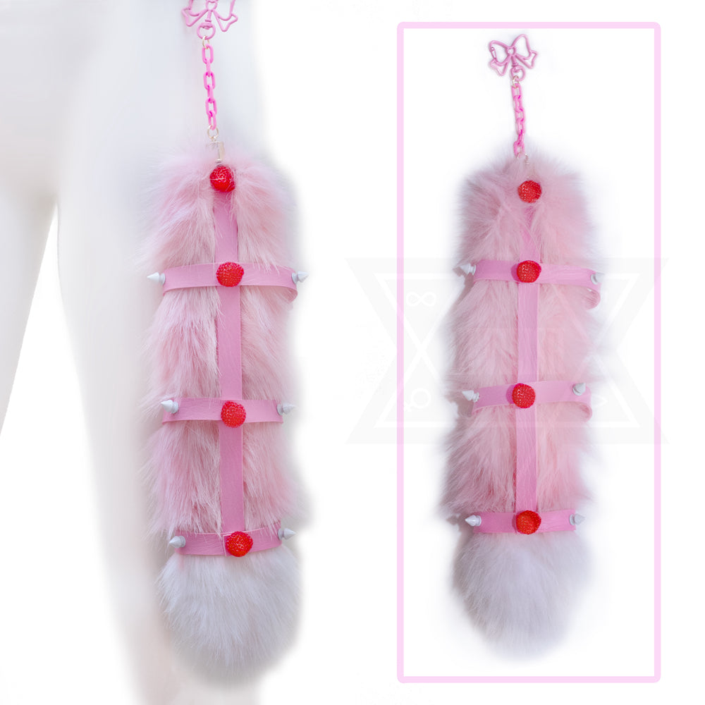 Strawberry cake fluffy tail