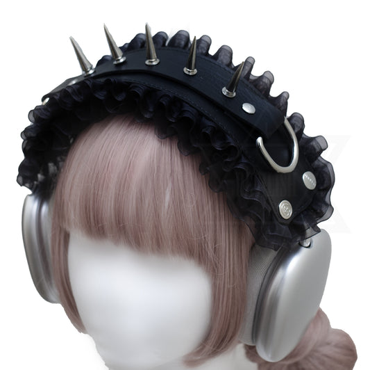 Fetish girl headphone accessory