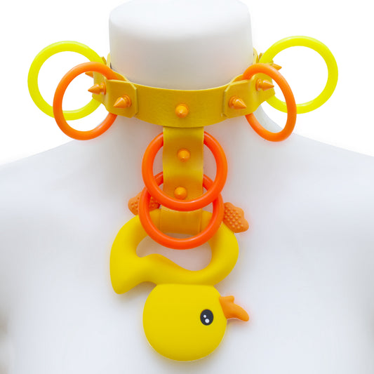 Quack!quack! ring choker *