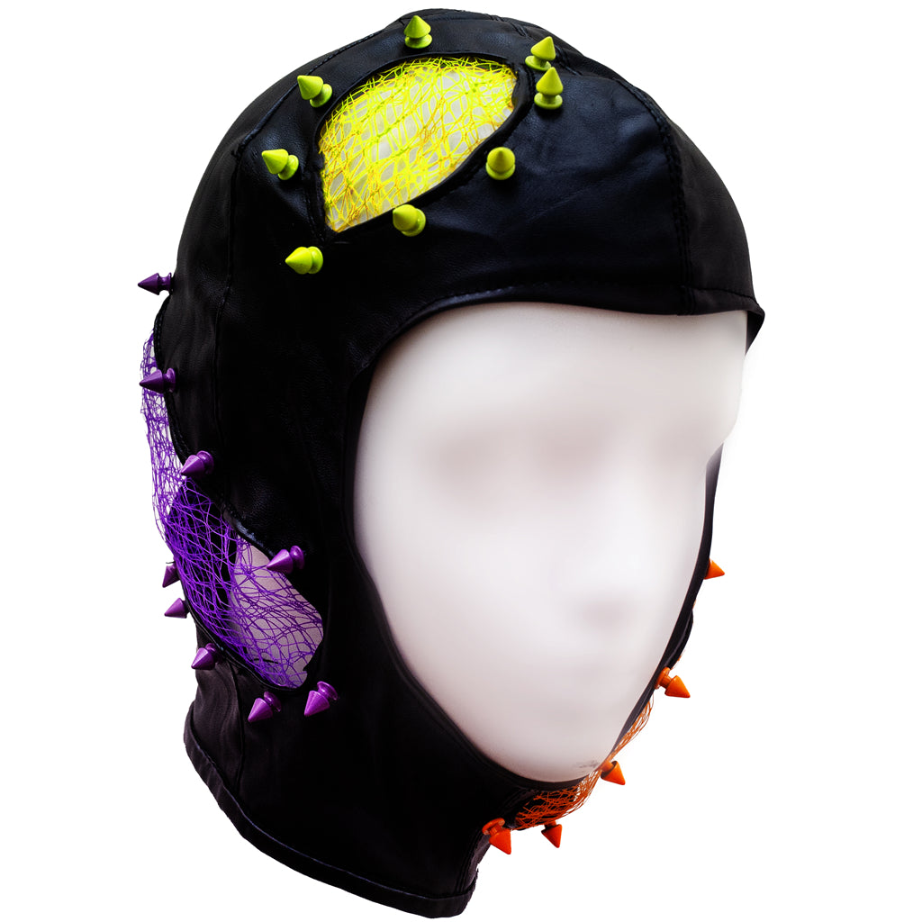 Mind splash leather head hood