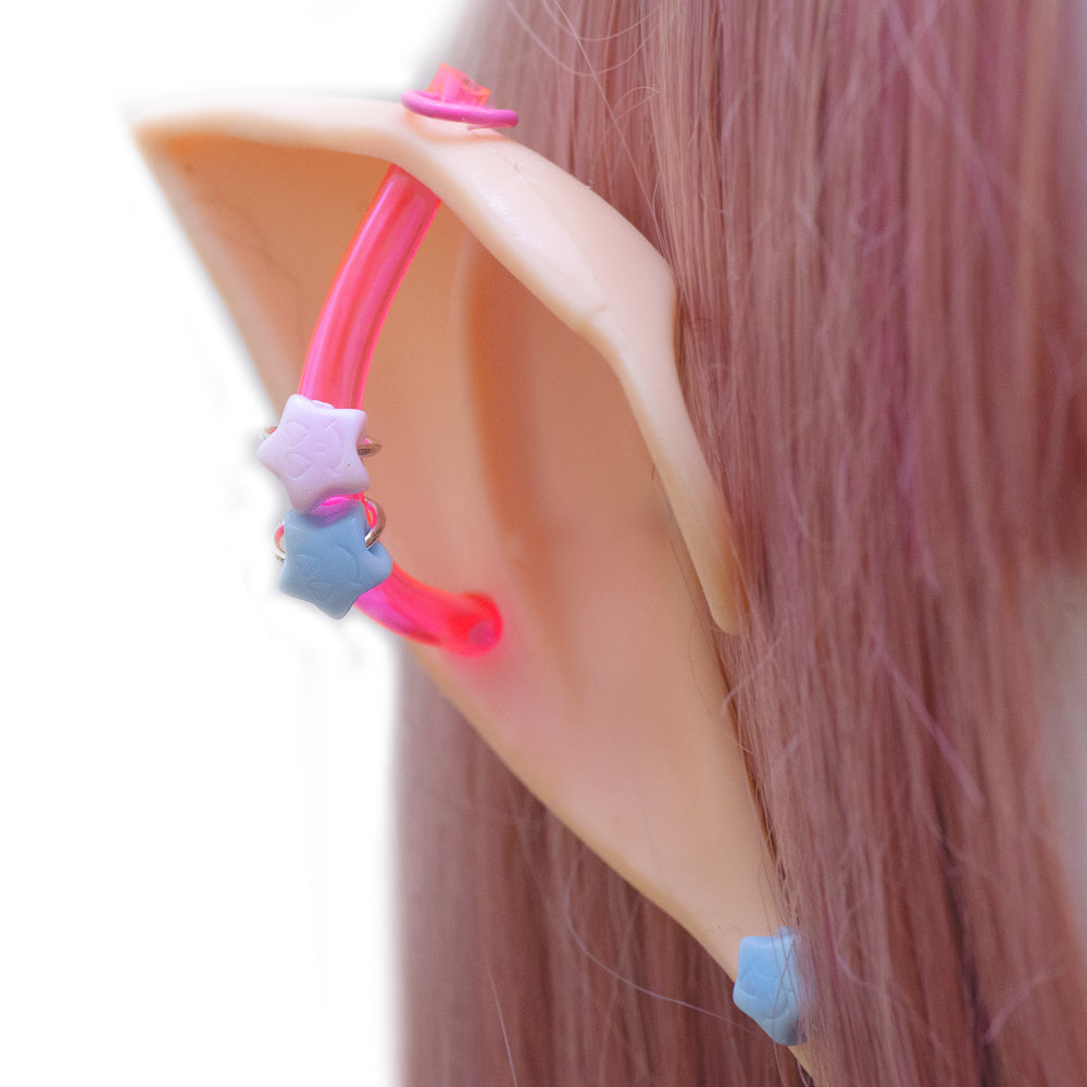 Twin stars ear cuff