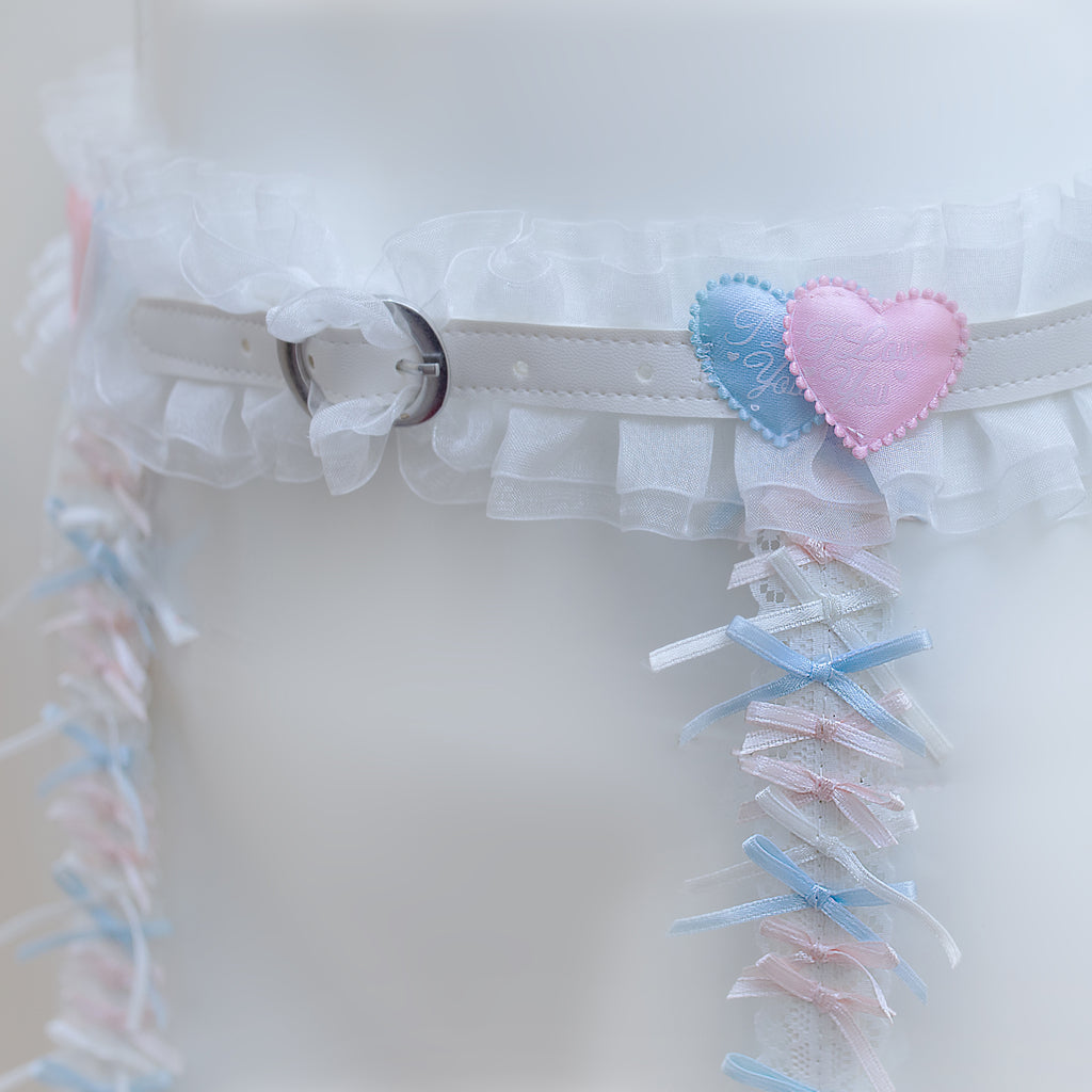 I really love you garter belt