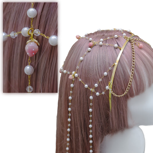 Strawberry princess headpiece