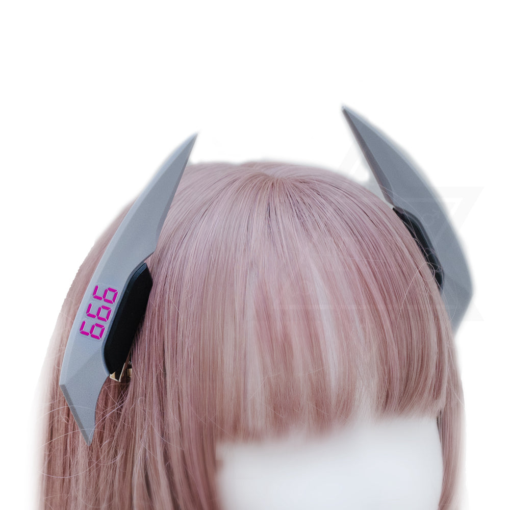 Number 666 hair clips*