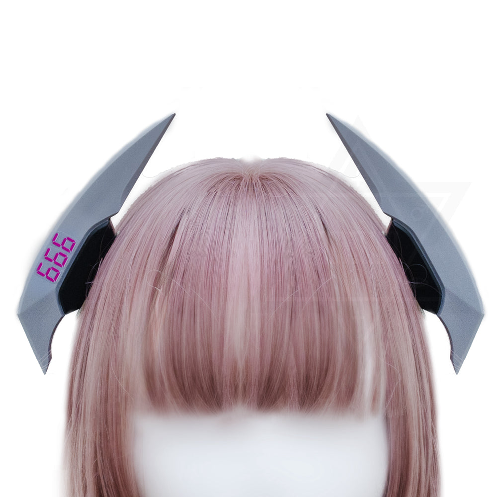 Number 666 hair clips*