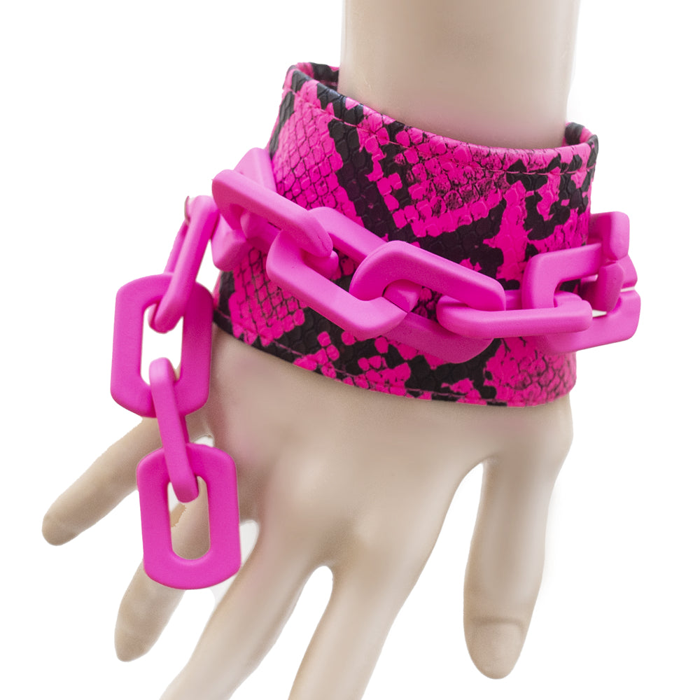 Neon Python bangle