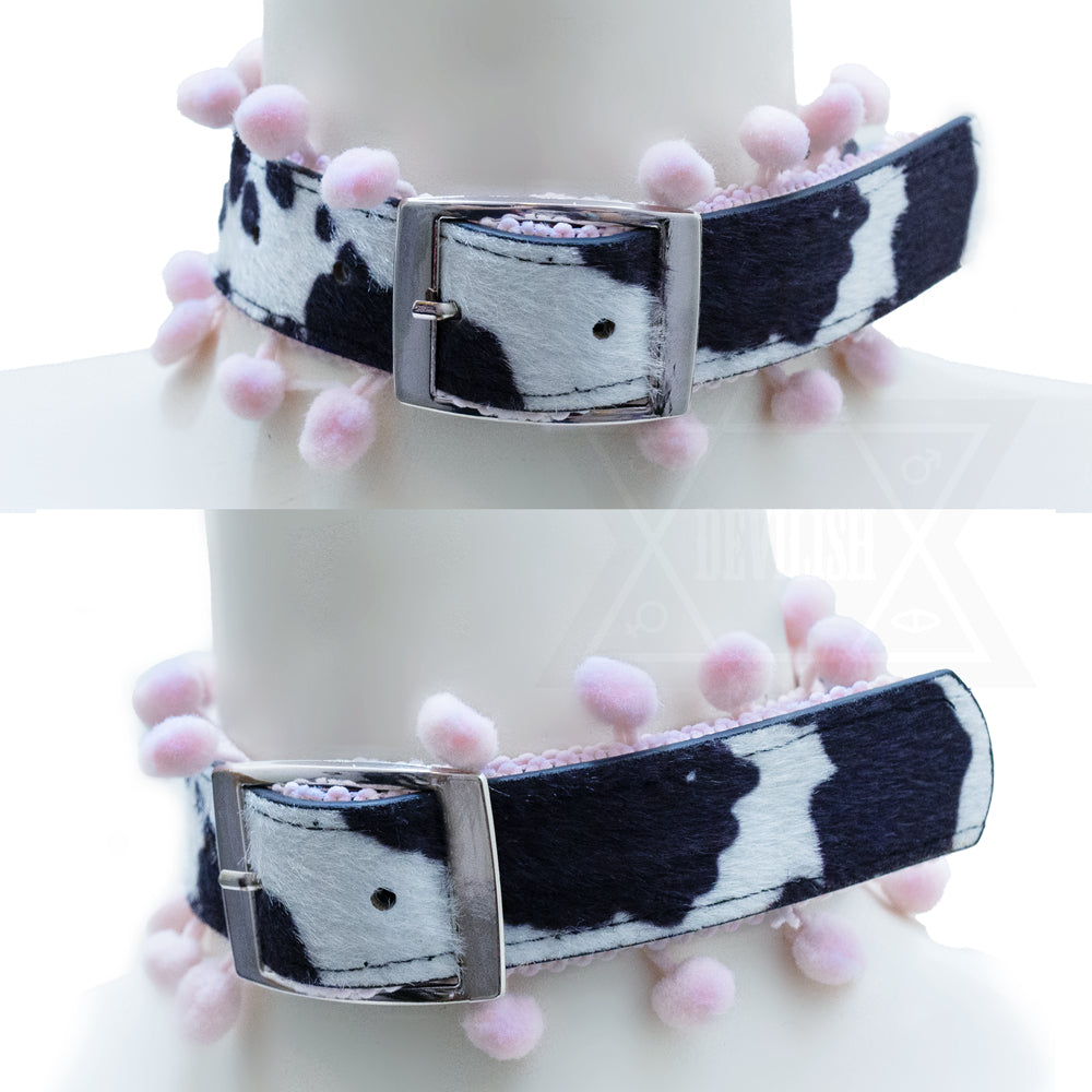Pink moo moo Choker