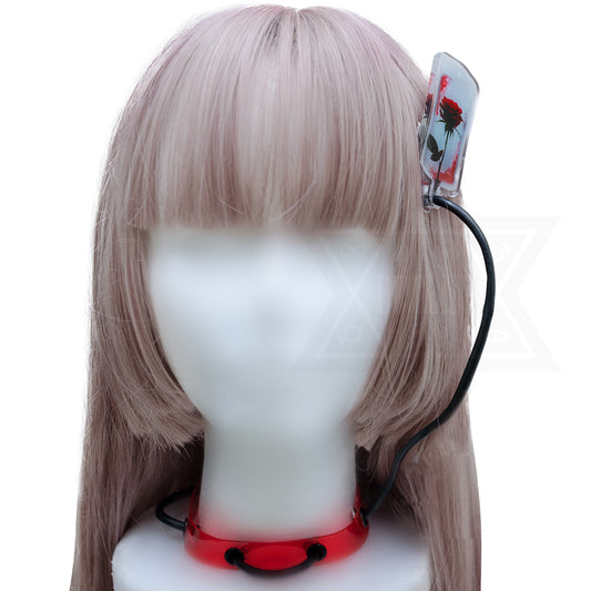 Love kills slowly CHOKER HAIR CLIP set