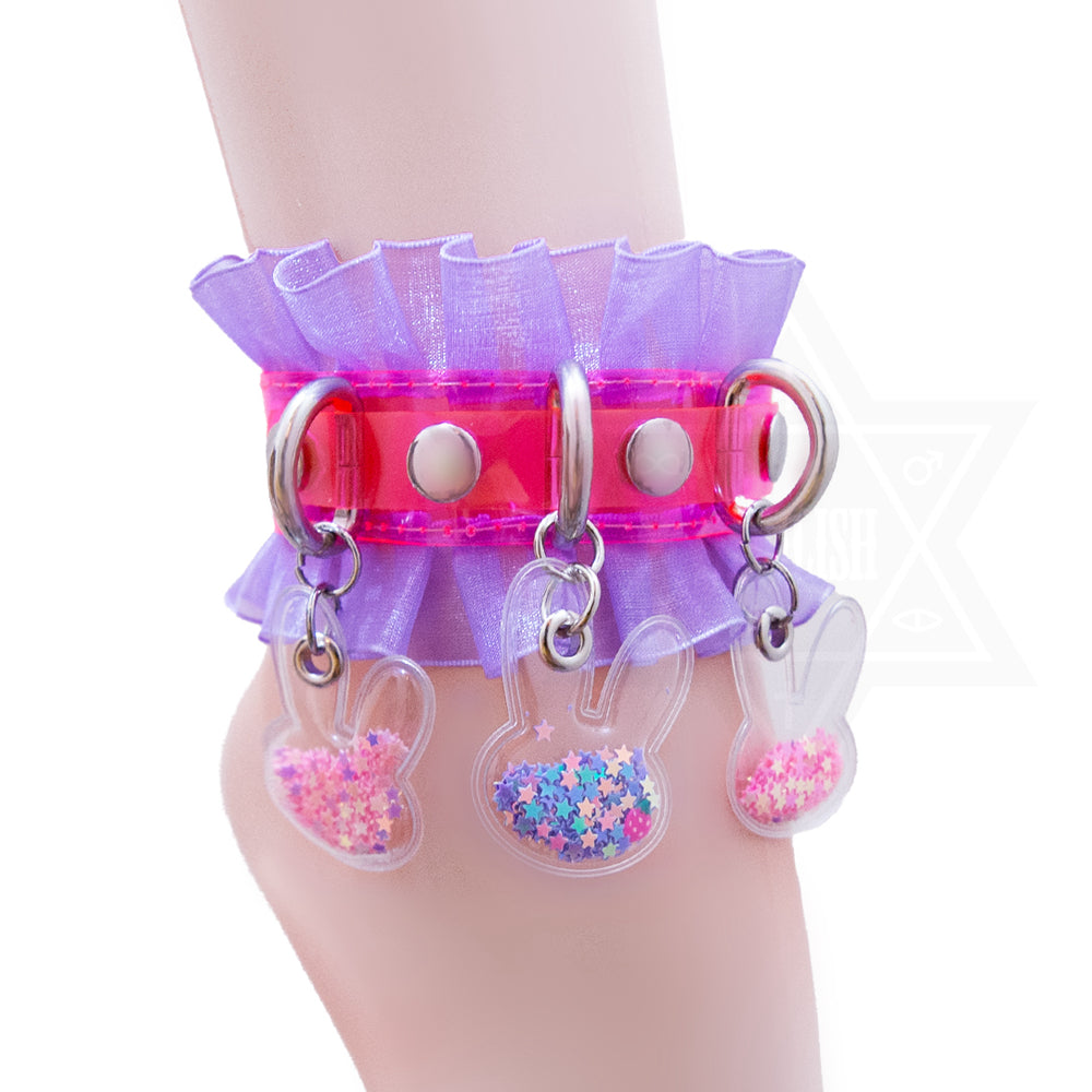Cyber bunny ankle cuff