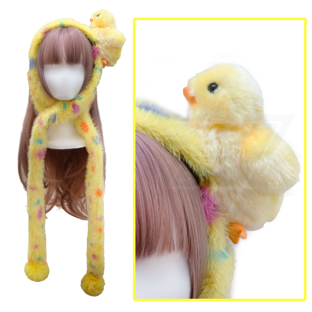Duckling 2 way scarf,earwarmer