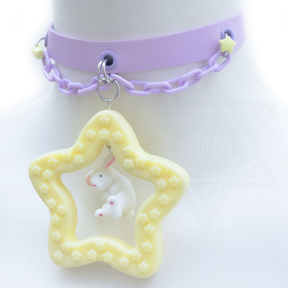 Galaxy bunny choker*