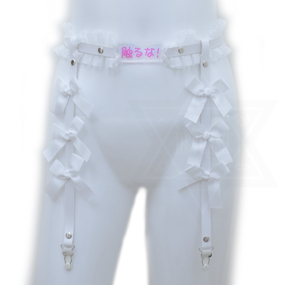 Don't touch me garter belt