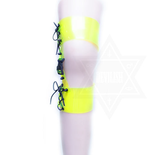 Neon party garter set 