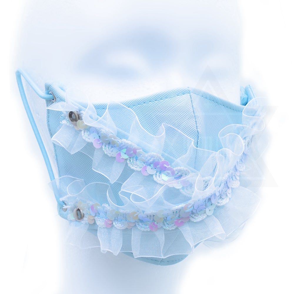 Lolita mask(baby blue)*