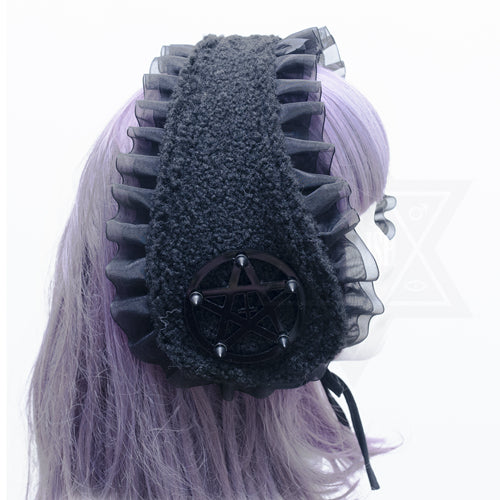Black magic earwarmer(headband)*