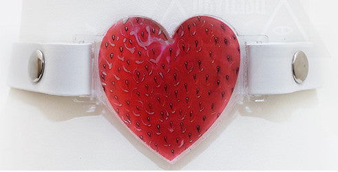 M strawberry heart choker/garter*