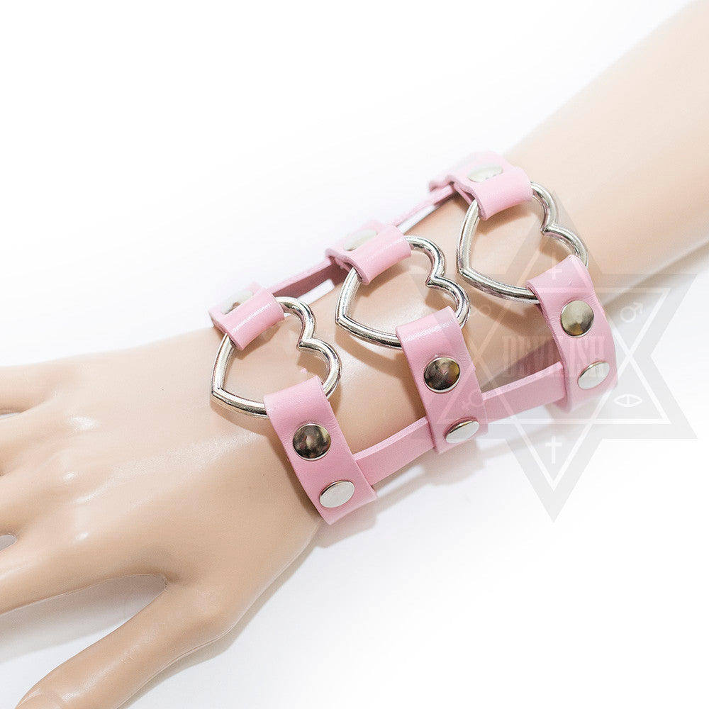 Pure heart bangle(Pink,Black)