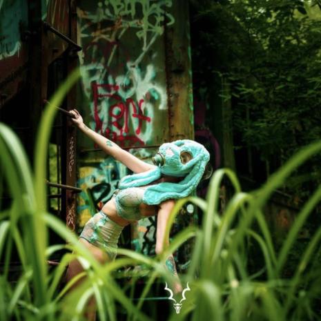 Devilish rabbit gas mask