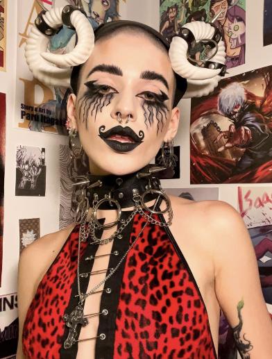 Bondage horns headpiece*