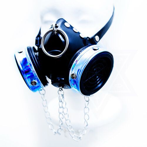 Cyber punk gas mask
